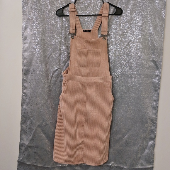 shein pinafore dress